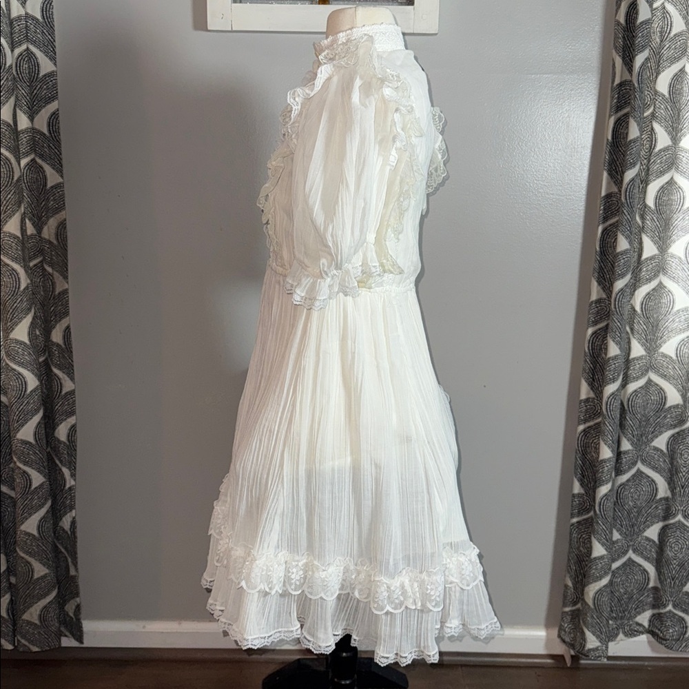 Vintage Gunne Sax Youth Girls Dress SZ 8 - Picture 4 of 11